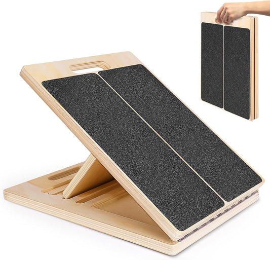 Foldable Wooden Calf Stretch Board
