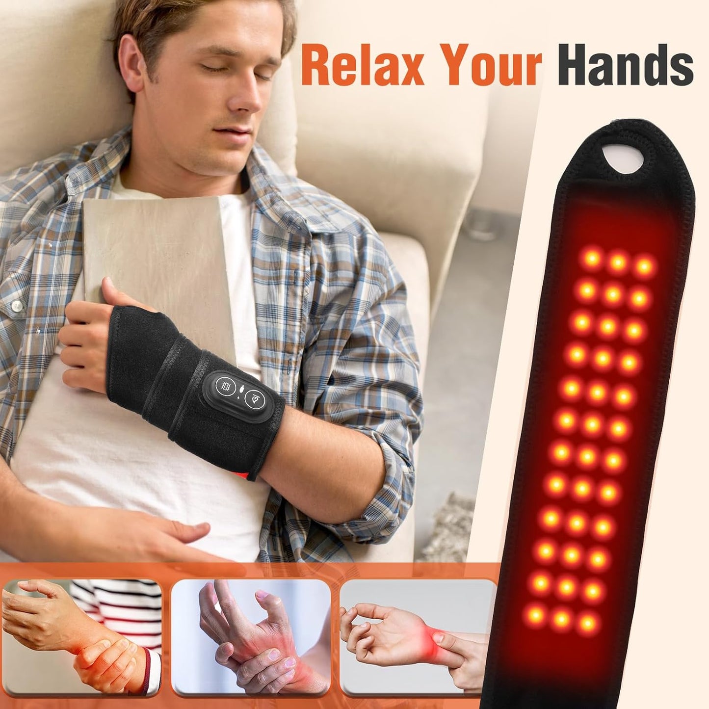 Cozy Cordless Wrist Wrap