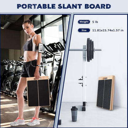 Foldable Wooden Calf Stretch Board