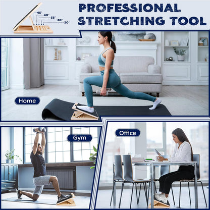Foldable Wooden Calf Stretch Board
