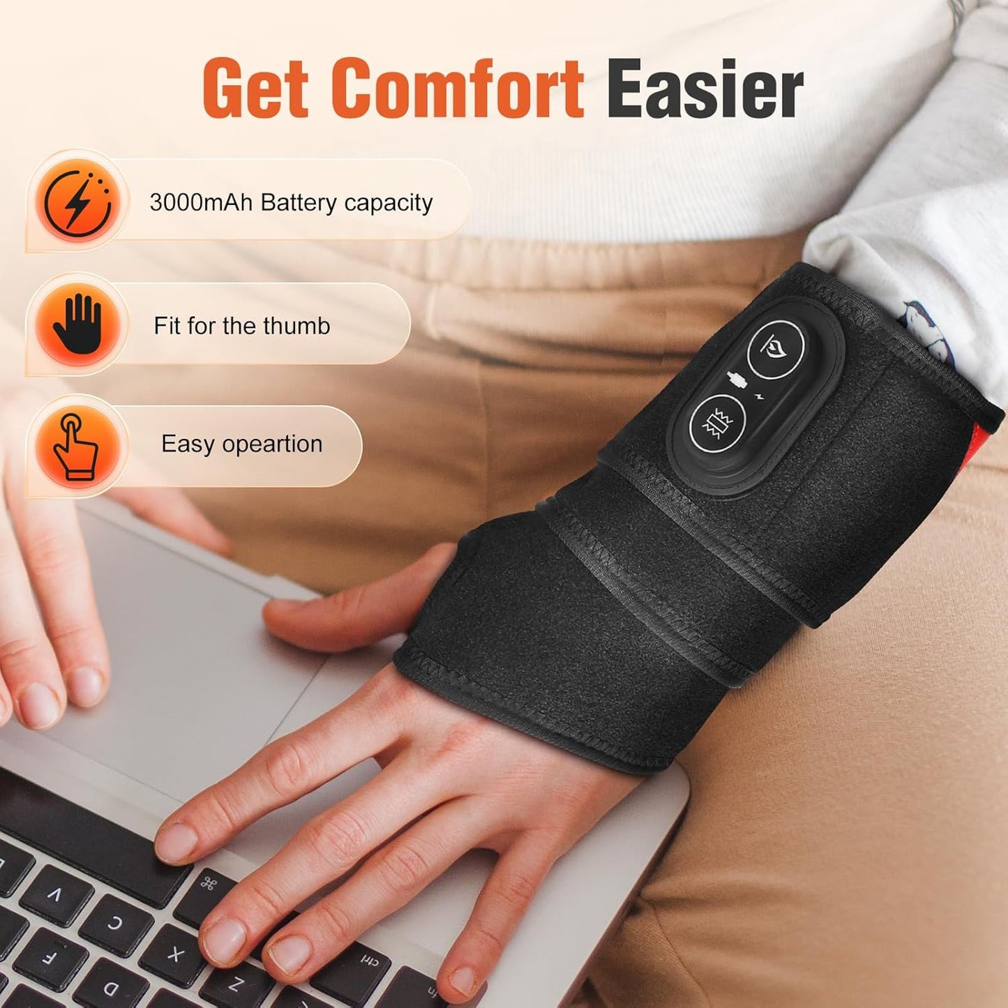 Cozy Cordless Wrist Wrap